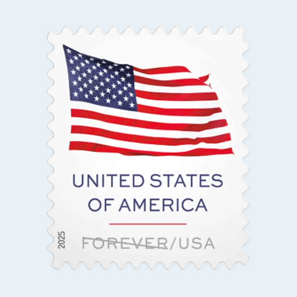 2025 U.S. Flag Forever Stamps: Self-Adhesive Booklet for First-Class Mail, product image 2