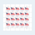 2025 U.S. Flag Forever Stamps: Self-Adhesive Sheet for First-Class Mail, product image 1