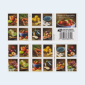 2020 Fruits and Vegetables Forever Stamps: Self-Adhesive Booklet for First-Class Mail, product image 1