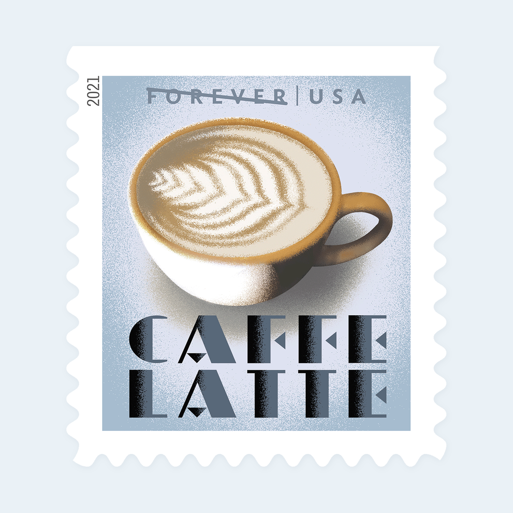 2021 Espresso Drinks Forever Stamps: Self-Adhesive Booklet for First-Class Mail, product image 2