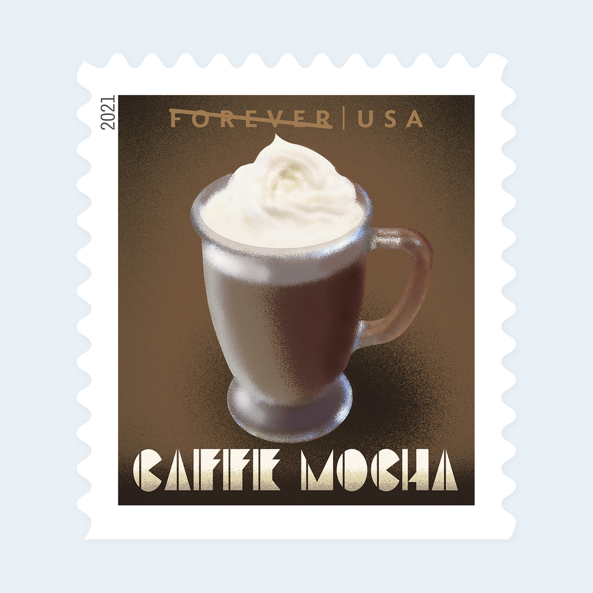 2021 Espresso Drinks Forever Stamps: Self-Adhesive Booklet for First-Class Mail, product image 3