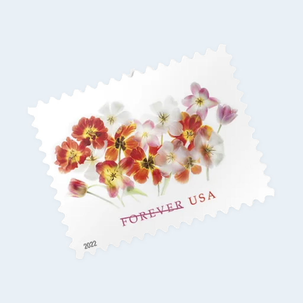 2022 Tulips Forever Stamps: Self-Adhesive Sheets for First-Class Mail, product image 3