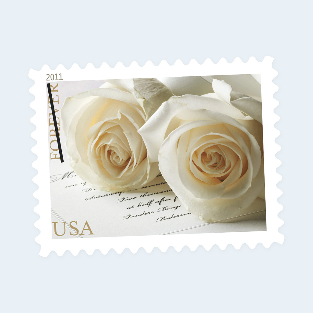 2011 Wedding Roses Forever Stamps: Self-Adhesive Sheets for First-Class Mail, product image 3