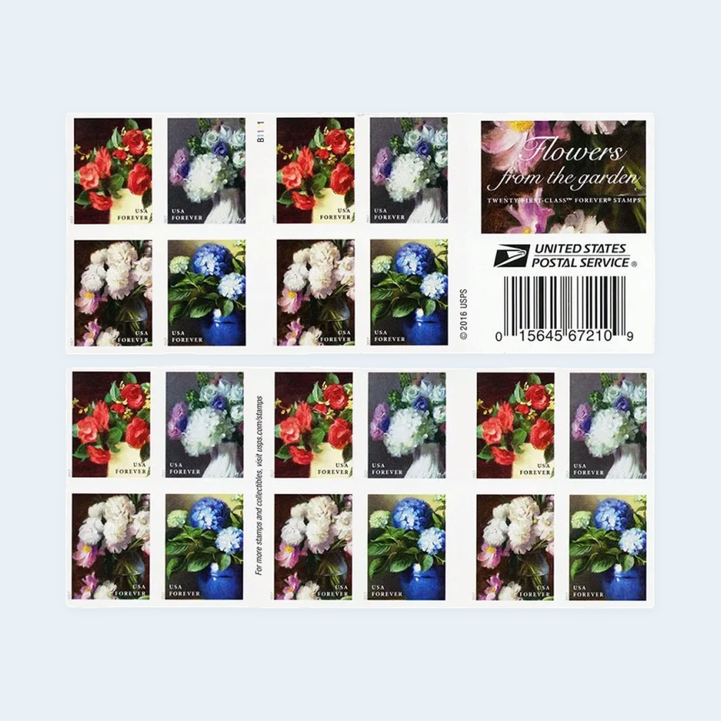 2017 Flowers from the Garden Forever Stamps: Self-Adhesive Booklets for First-Class Mail, product image 1