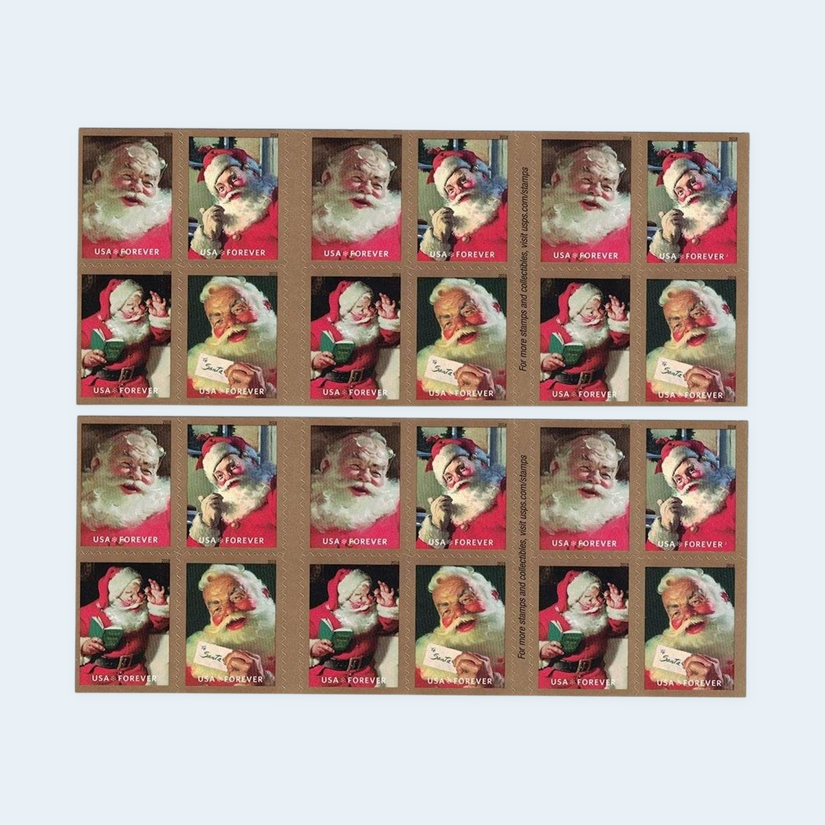 2018 Sparkling Holidays Forever Stamps: Self-Adhesive Booklet for First-Class Mail, product image 1