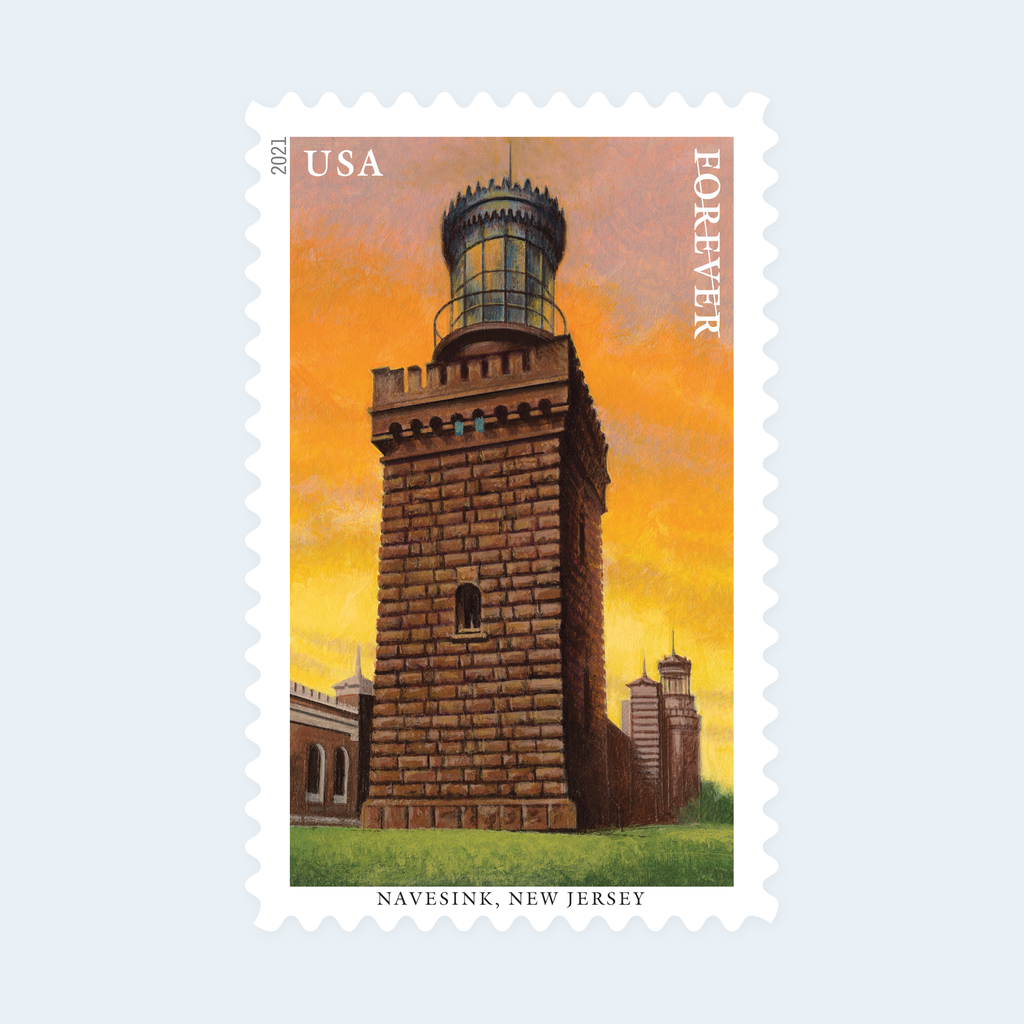 2021 Mid-Atlantic Lighthouses Forever Stamps: Self-Adhesive Sheet for First-Class Mail, product image 2