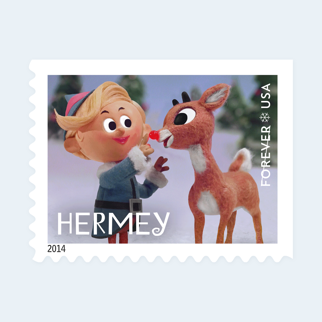 2014 Rudolph the Red-Nosed Reindeer Forever Stamps: Self-Adhesive Booklet for First-Class Mail, product image 2