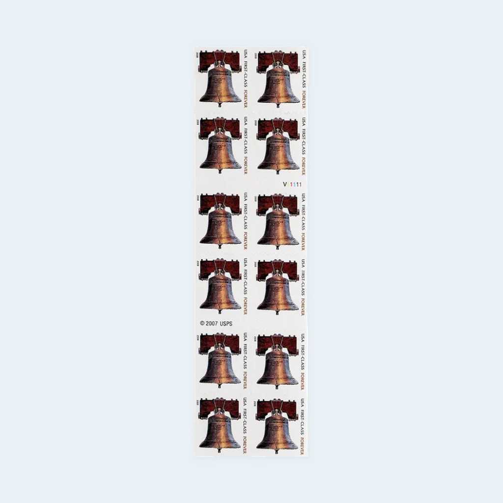 2008 Liberty Bell Forever Stamps: Self-Adhesive Booklet for First-Class Mail, product image 3