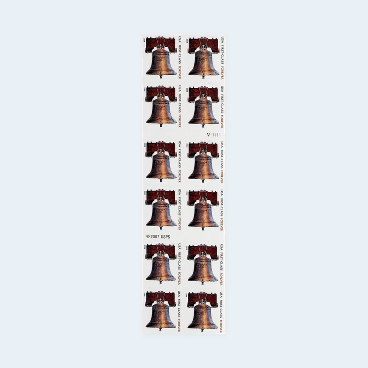 2008 Liberty Bell Forever Stamps: Self-Adhesive Booklet for First-Class Mail, product image 3