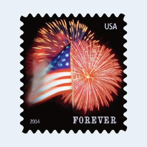 2014 The Star-Spangled Banner Forever Stamps: Self-Adhesive Booklet for First-Class Mail, product image 2