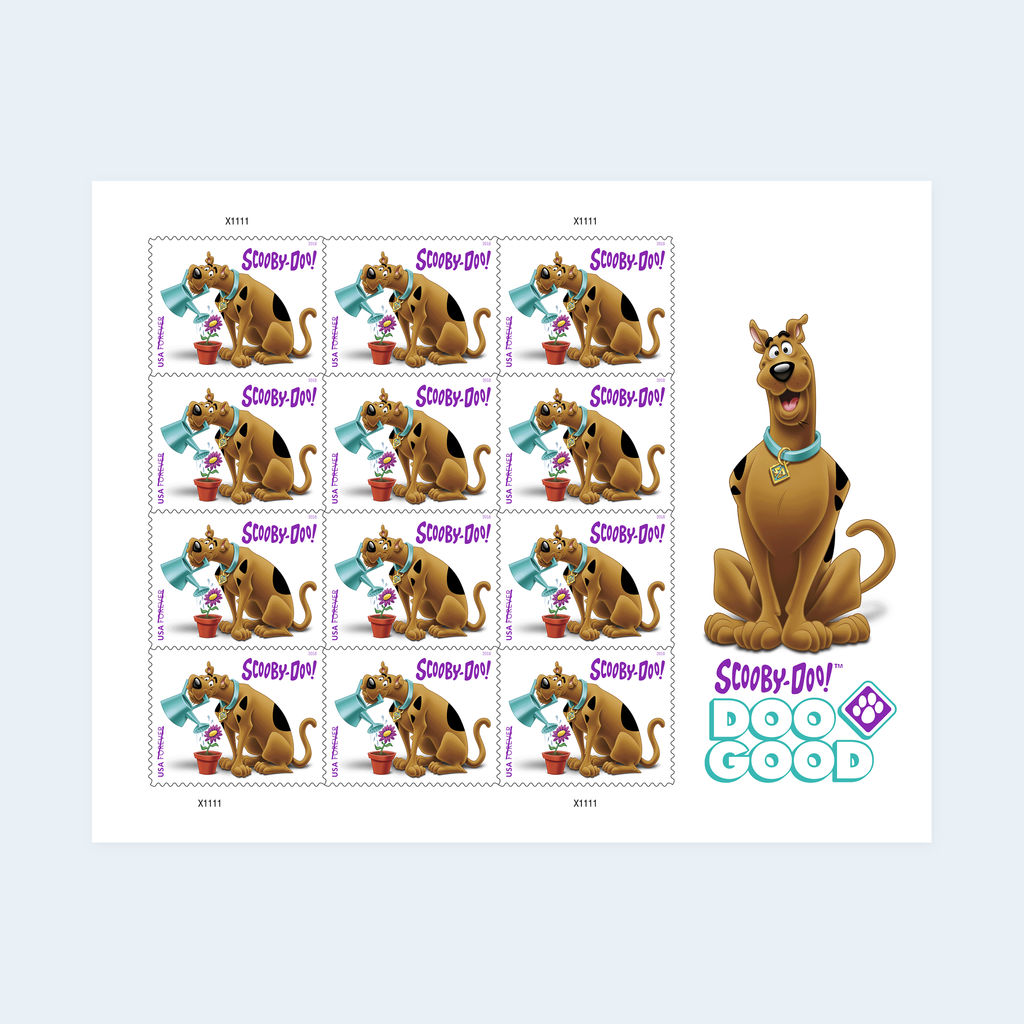 2018 Scooby-Doo! Forever Stamps: Self-Adhesive Sheet for First-Class Mail, product image 1