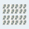 2022 Elephants Forever Stamps: Self-Adhesive Booklet for First-Class Mail, product image 1