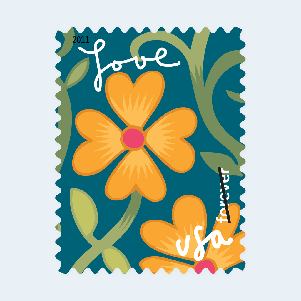 2011 Garden of Love Forever Stamps: Self-Adhesive Sheets for First-Class Mail, product image 3