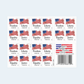 2012 Four Flags Forever Stamps: Self-Adhesive Booklet for First-Class Mail, product image 1