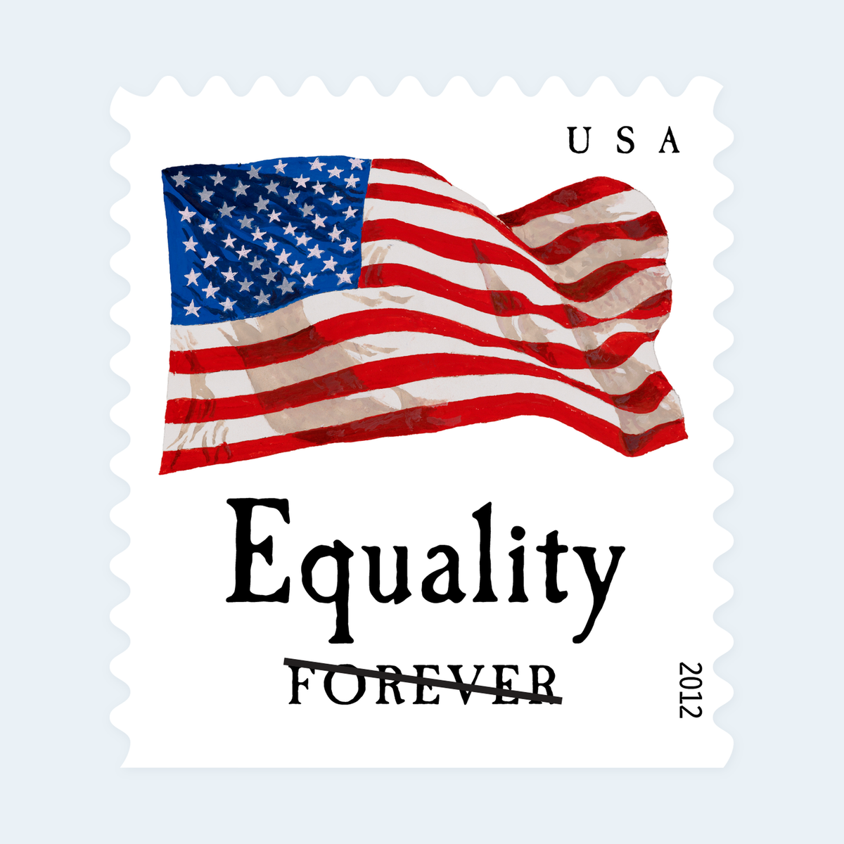2012 Four Flags Forever Stamps: Self-Adhesive Booklet for First-Class Mail, product image 3