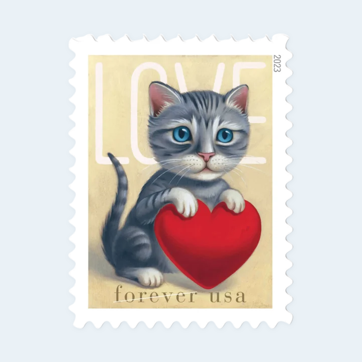 2023 Love Forever Stamps: Self-Adhesive Sheets for First-Class Mail, product image 4