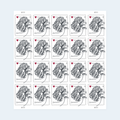 2015 Vintage Rose Forever Stamps: Self-Adhesive Sheets for First-Class Mail, product image 1