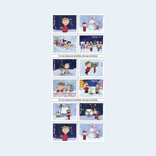 2015 A Charlie Brown Christmas Forever Stamps: Self-Adhesive Booklet for First-Class Mail, product image 2