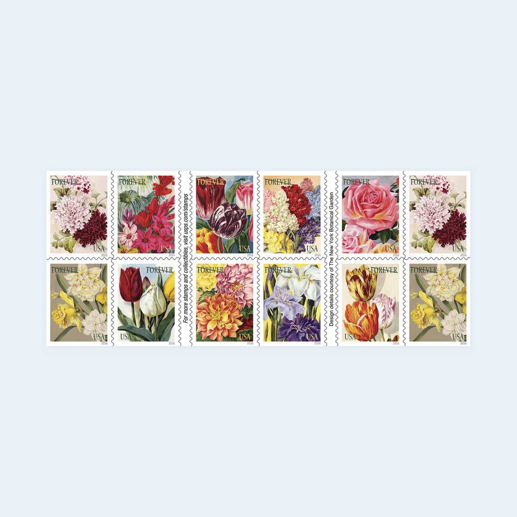 2016 Botanical Art Forever Stamps: Self-Adhesive Booklets for First-Class Mail, product image 2