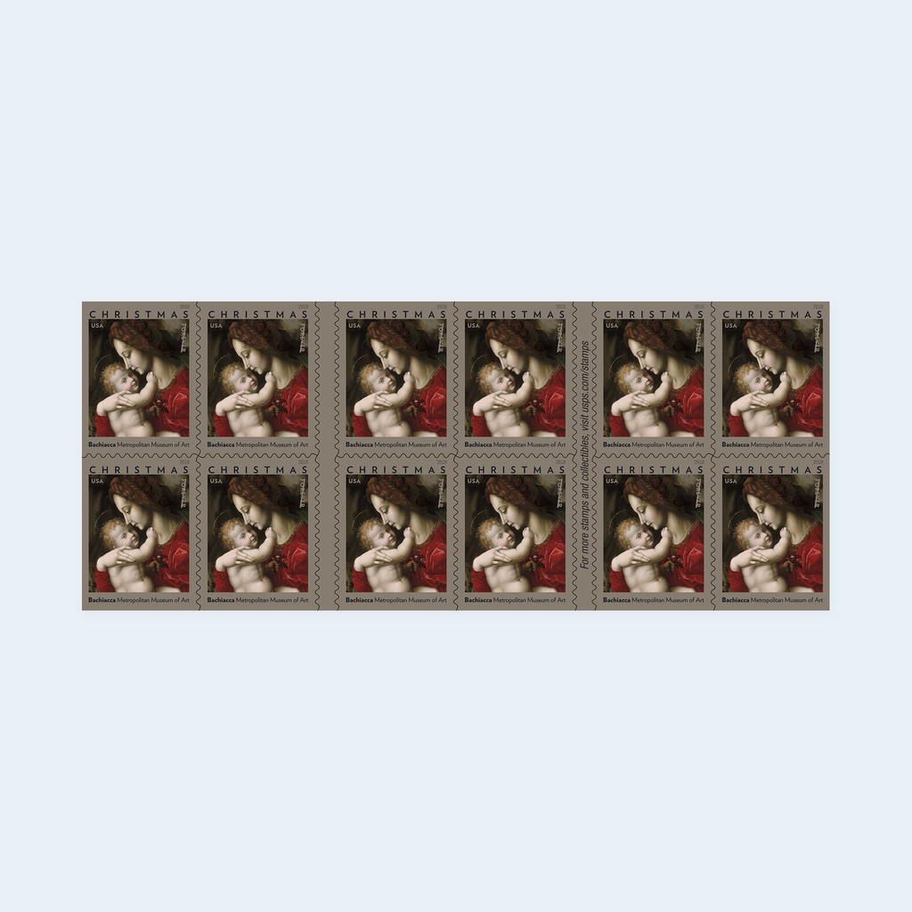 2018 Madonna and Child by Bachiacca Forever Stamps: Self-Adhesive Booklet for First-Class Mail, product image 2