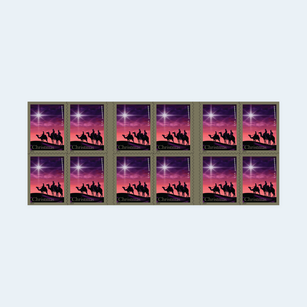 2014 Christmas Magi Forever Stamps: Self-Adhesive Booklet for First-Class Mail, product image 2