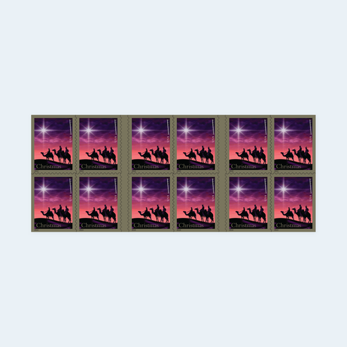 2014 Christmas Magi Forever Stamps: Self-Adhesive Booklet for First-Class Mail, product image 2