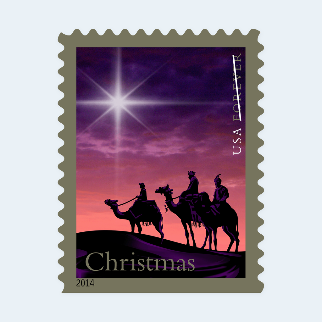 2014 Christmas Magi Forever Stamps: Self-Adhesive Booklet for First-Class Mail, product image 3