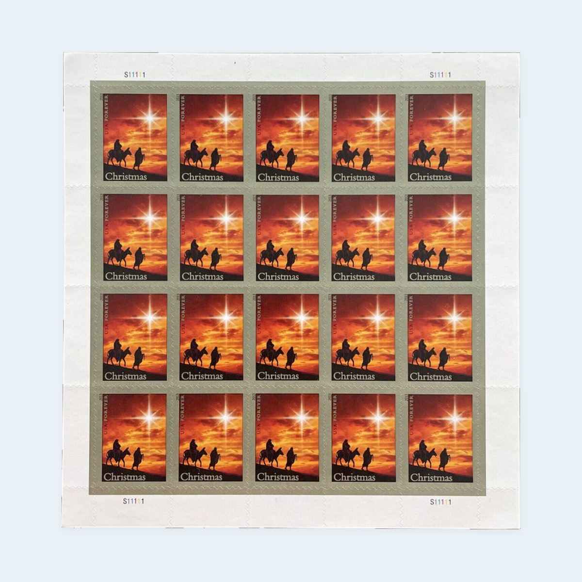 2013 Holy Family Forever Stamps: Self-Adhesive Sheet for First-Class Mail, product image 1
