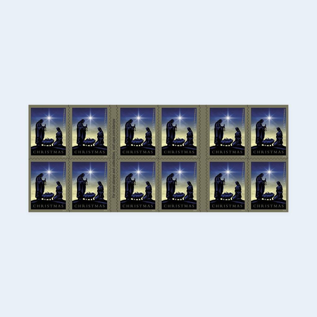 2016 Nativity Forever Stamps: Self-Adhesive Booklet for First-Class Mail, product image 2