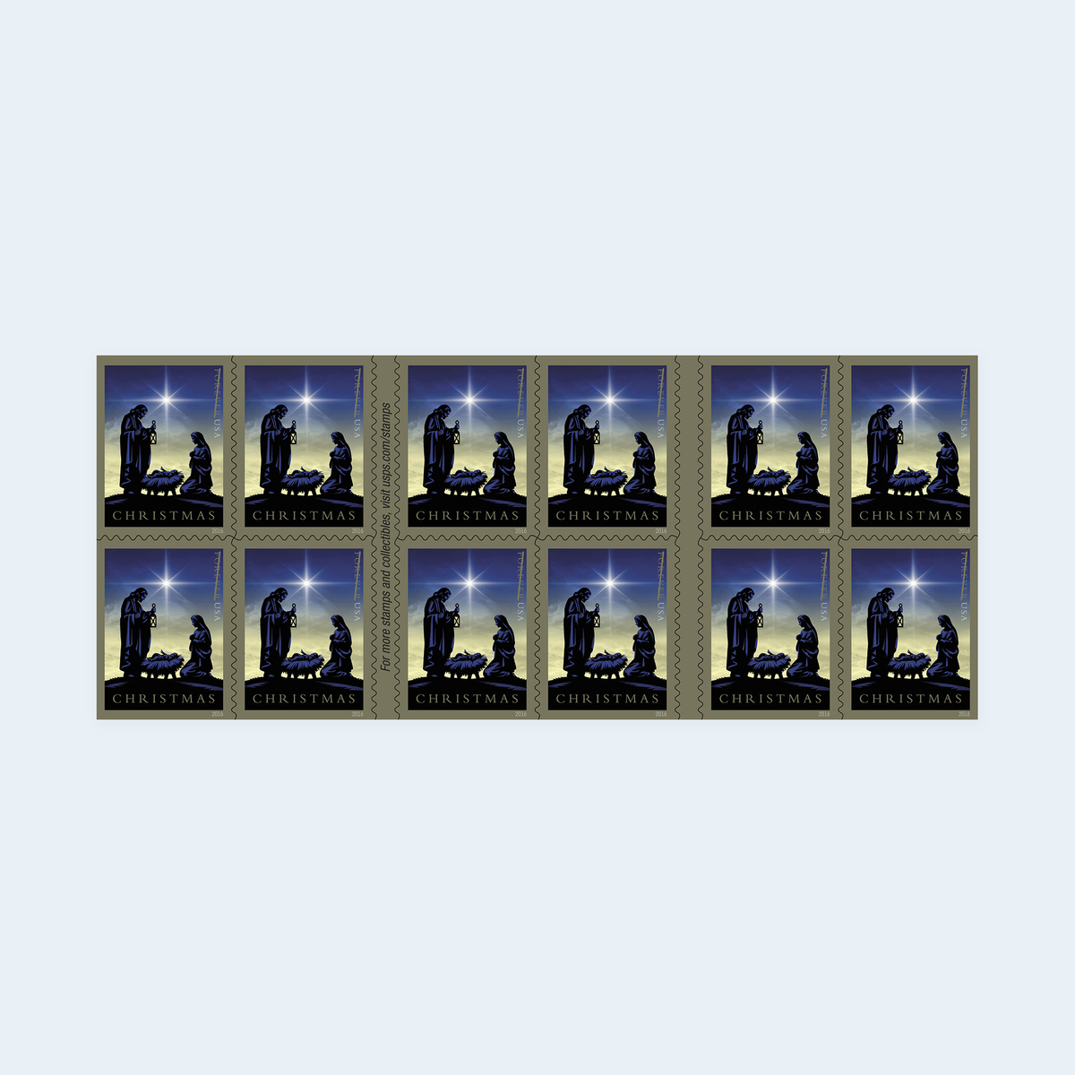 2016 Nativity Forever Stamps: Self-Adhesive Booklet for First-Class Mail, product image 2