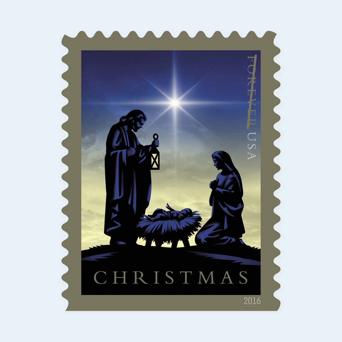2016 Nativity Forever Stamps: Self-Adhesive Booklet for First-Class Mail, product image 3