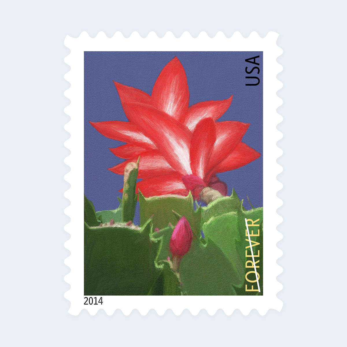 2014 Winter Flowers Forever Stamps: Self-Adhesive Booklets for First-Class Mail, product image 3