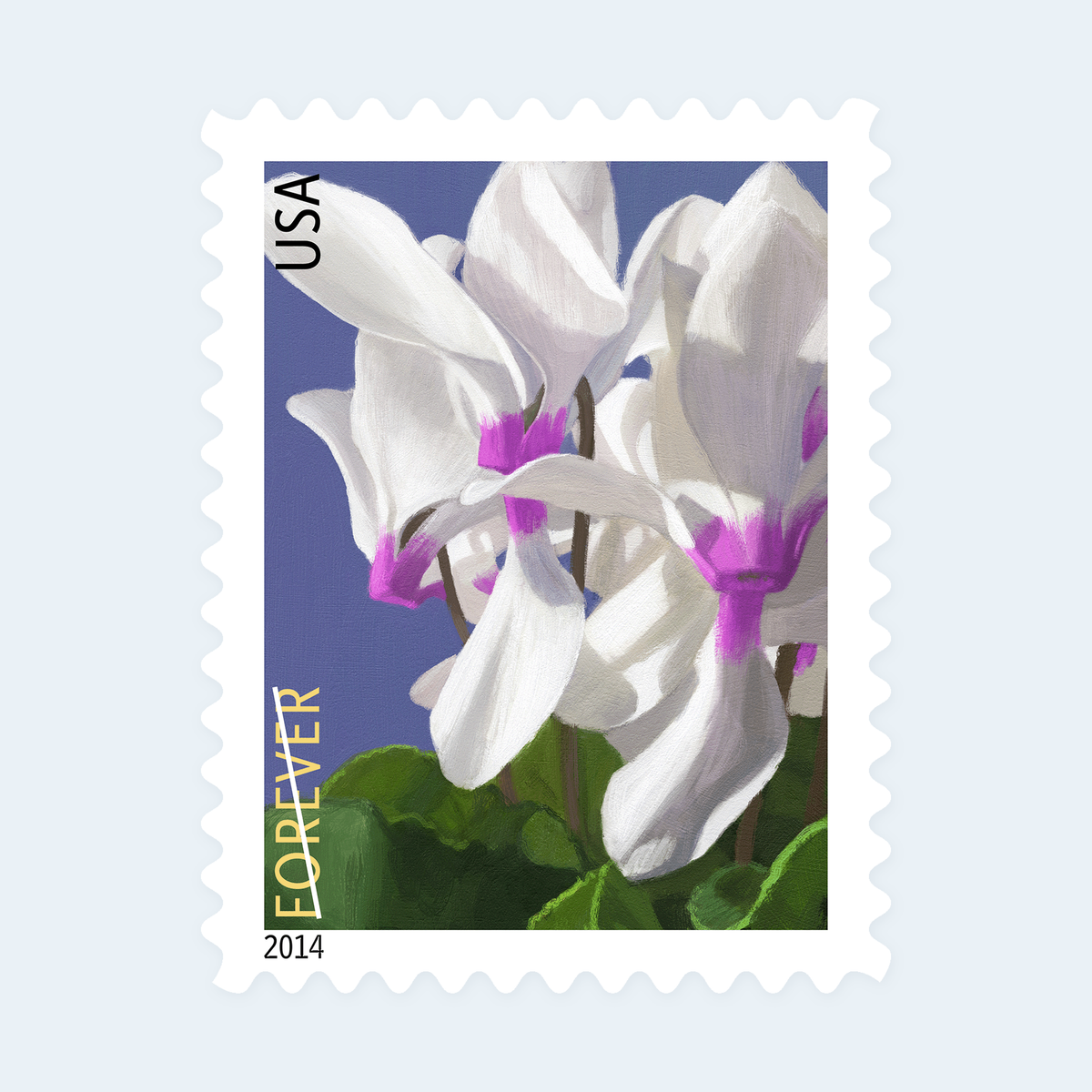 2014 Winter Flowers Forever Stamps: Self-Adhesive Booklets for First-Class Mail, product image 4