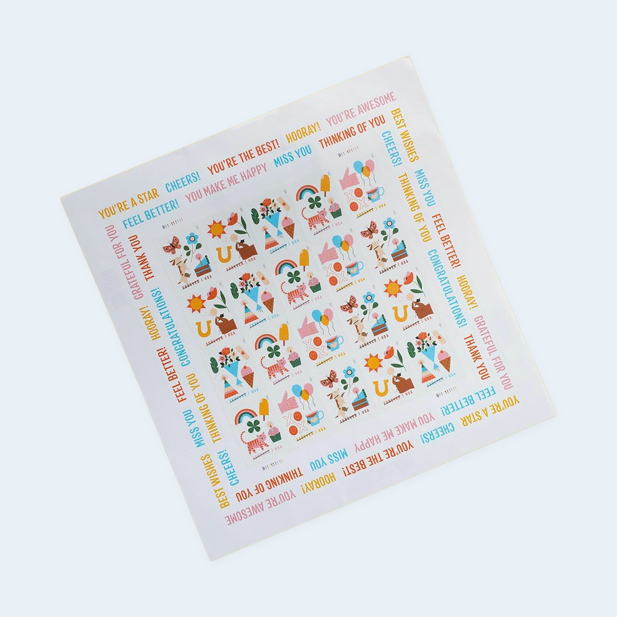 2023 Thinking of You Forever Stamps: Self-Adhesive Sheet for First-Class Mail, product image 2