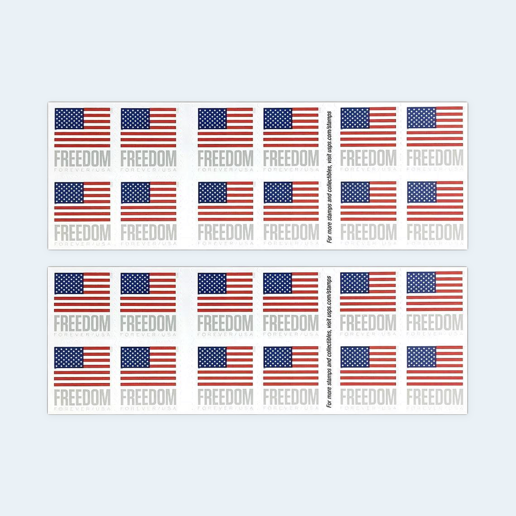 2023 U.S. Flag Forever Stamps: Self-Adhesive Booklet for First-Class Mail, product image 2