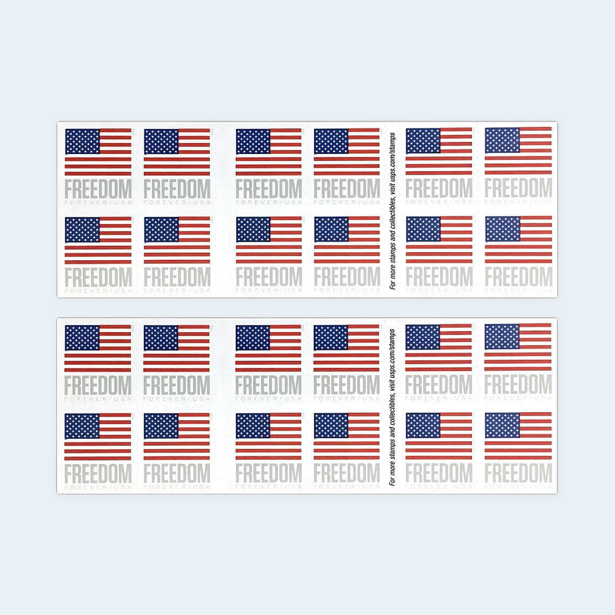 2023 U.S. Flag Forever Stamps: Self-Adhesive Booklet for First-Class Mail, product image 2