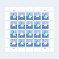 2023 Sailboats Postcard Stamps: Self-Adhesive Sheet for Domestic Postcards, product image 1
