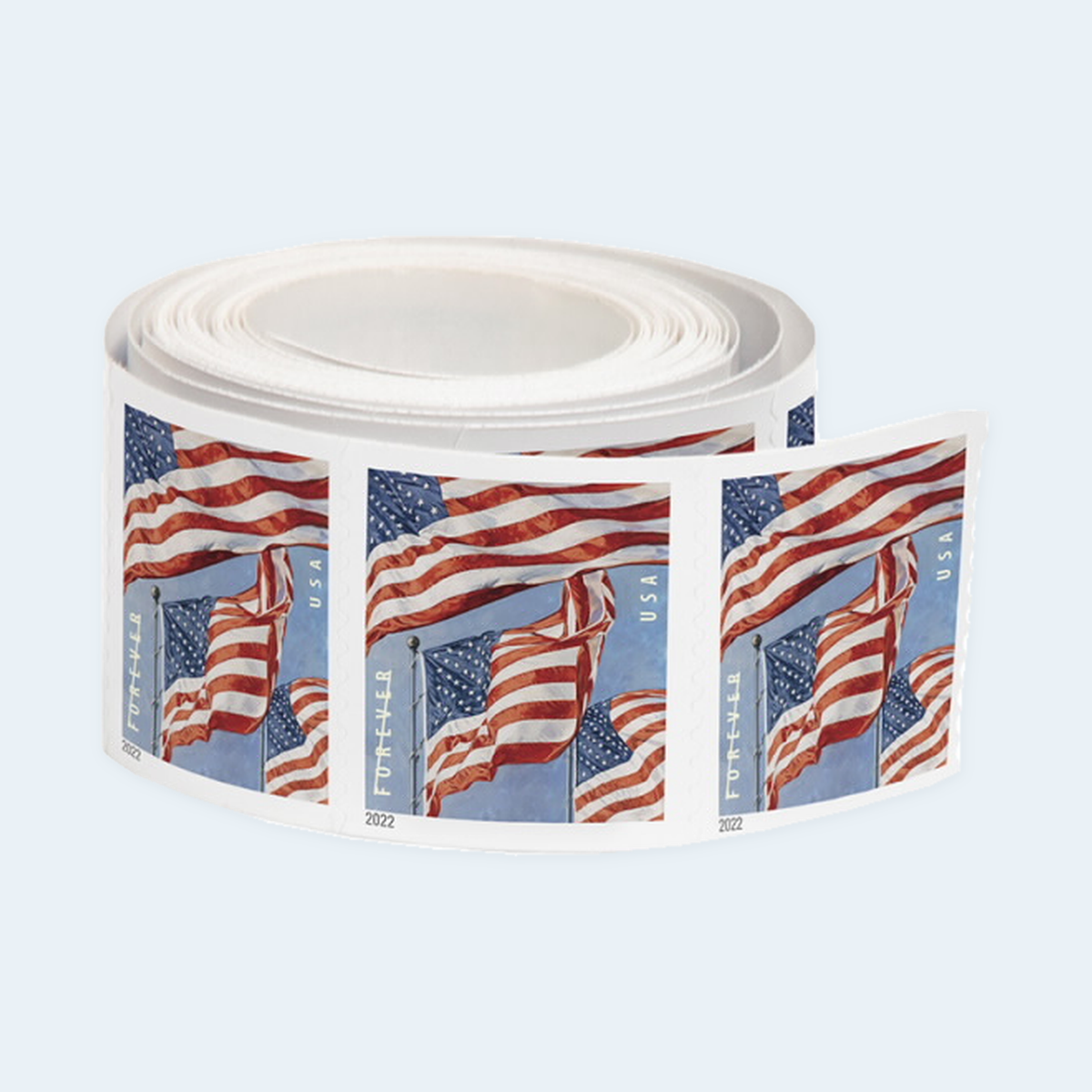 2022 U.S. flag coil, official coil illustration