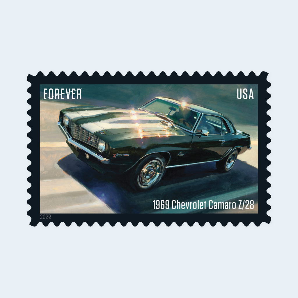 2022 Pony Cars Forever Stamps: Self-Adhesive Sheet for First-Class Mail, product image 4