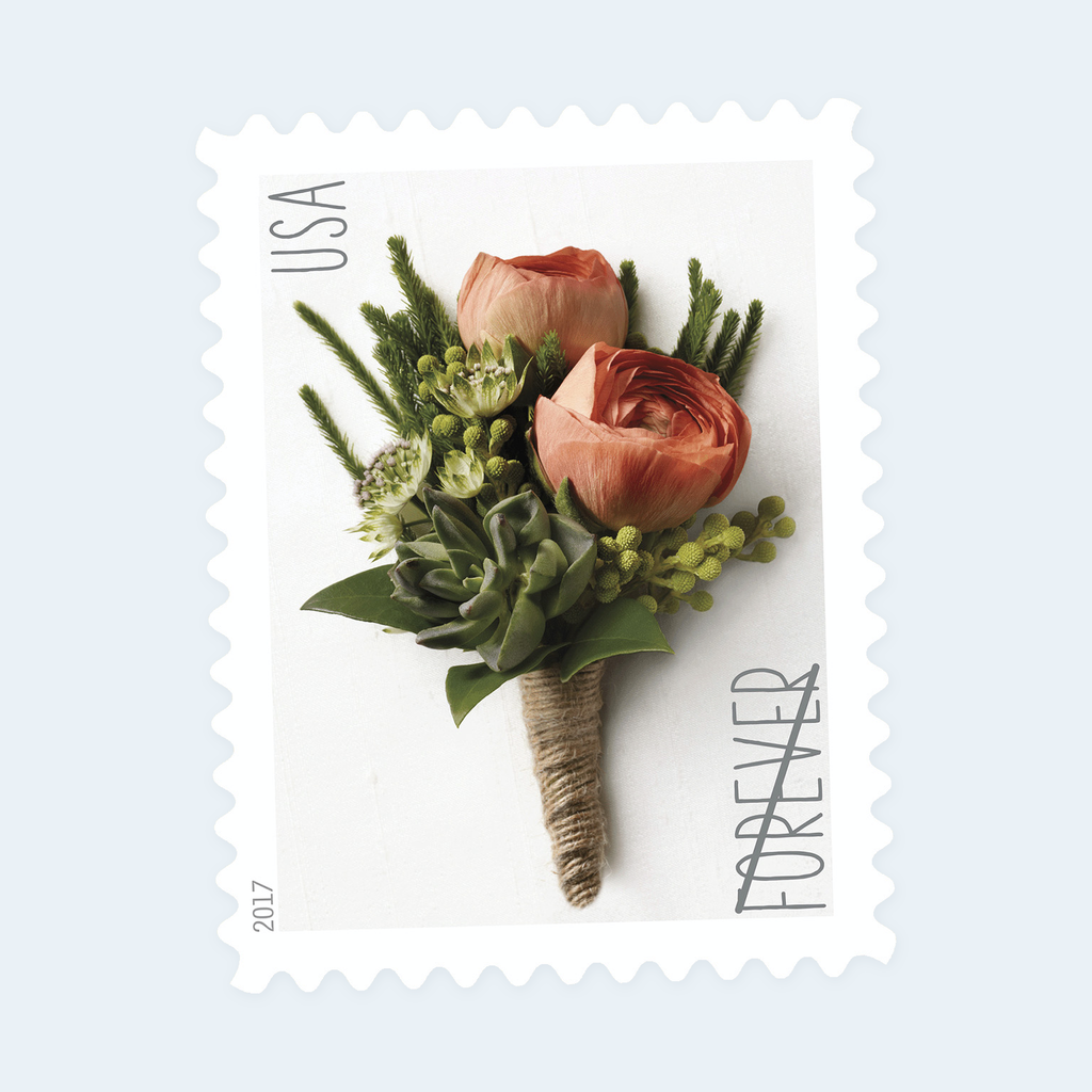 2017 Celebration Boutonniere Forever Stamps: Self-Adhesive Sheets for First-Class Mail, product image 3