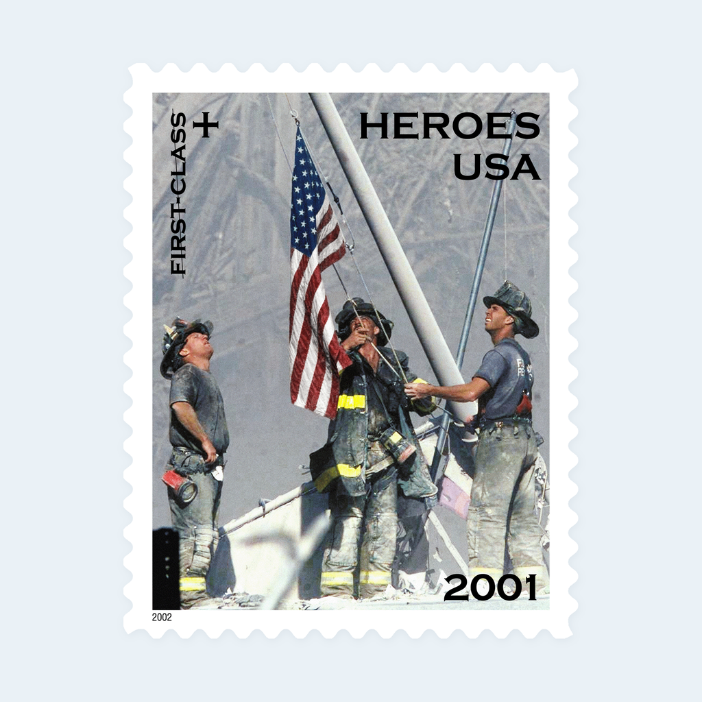2002 Heroes of 2001 Semipostal Stamps: Self-Adhesive Sheet for Letter Mail, product image 3
