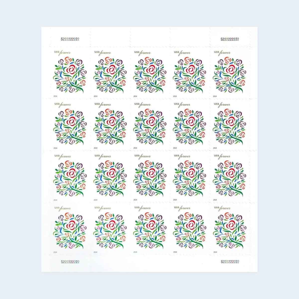 2014 Where Dreams Blossom Forever Stamps: Self-Adhesive Sheets for First-Class Mail, product image 1