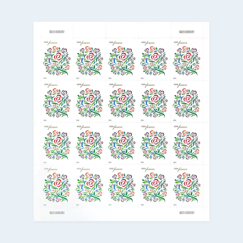 2014 Where Dreams Blossom Forever Stamps: Self-Adhesive Sheets for First-Class Mail, product image 1