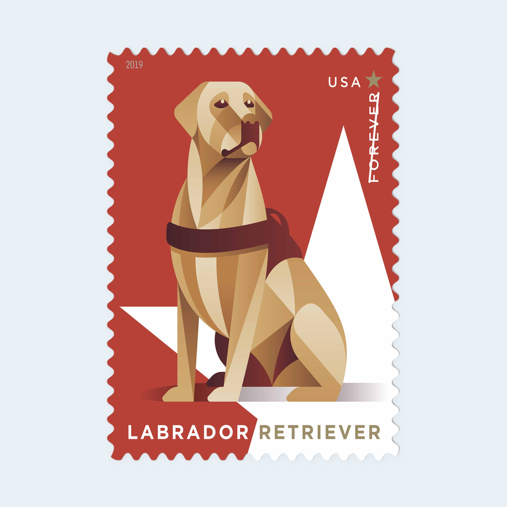 2019 Military Working Dogs Forever Stamps: Self-Adhesive Booklet for First-Class Mail, product image 4