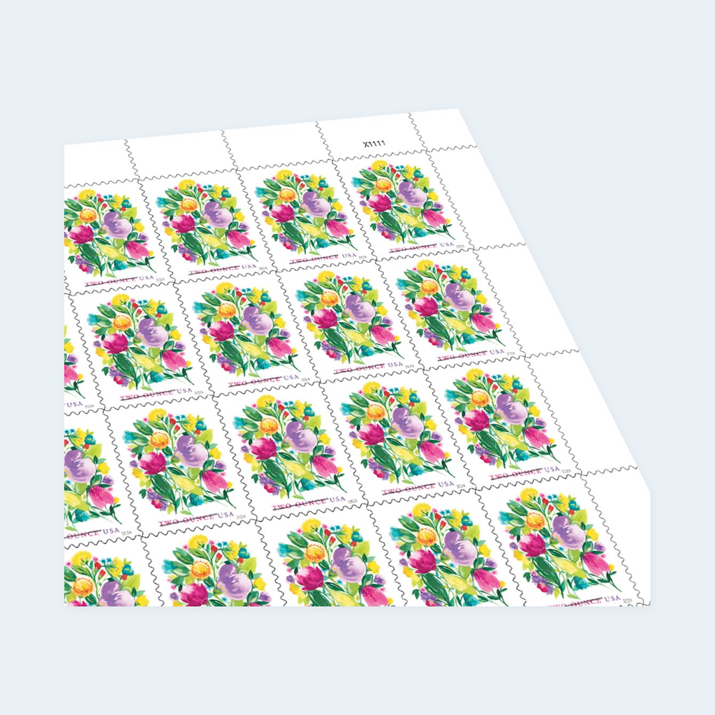 2024 Wedding Blooms Two-Ounce Stamps: Self-Adhesive Sheets for First-Class Mail, product image 3