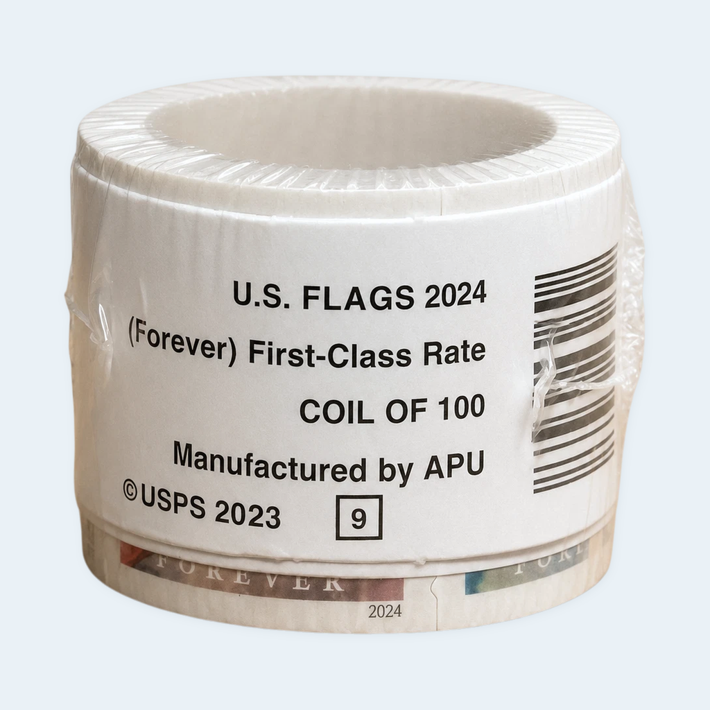 2024 U.S. Flags Forever Stamps: Self-Adhesive Roll for First-Class Mail, product image 2