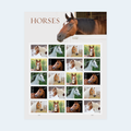 2024 Horses Forever Stamps: Self-Adhesive Sheet for First-Class Mail, product image 1