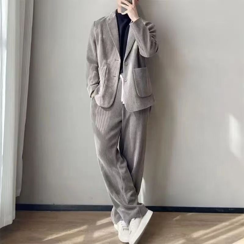 Men's Stylish Casual Suit & Pants Set