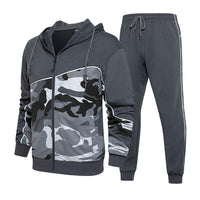 Camouflage Two-piece Youth Leisure Sports Suit