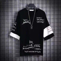 Mens Loose-fitting Japanese-style 34-sleeve Shirt For Spring And Summer